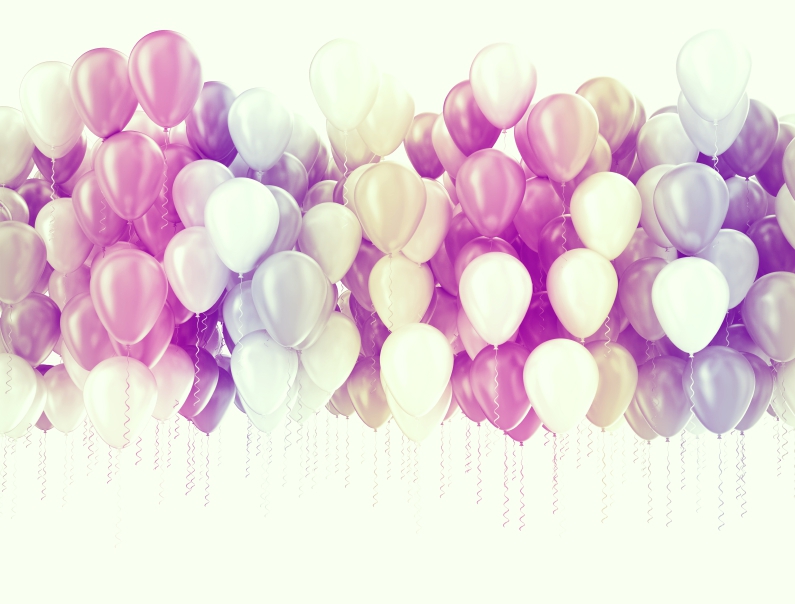 Multi Colour Pastel Colour Party Balloons