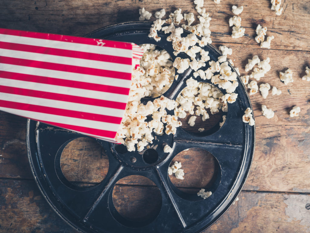 Popcorn on a Film Reel